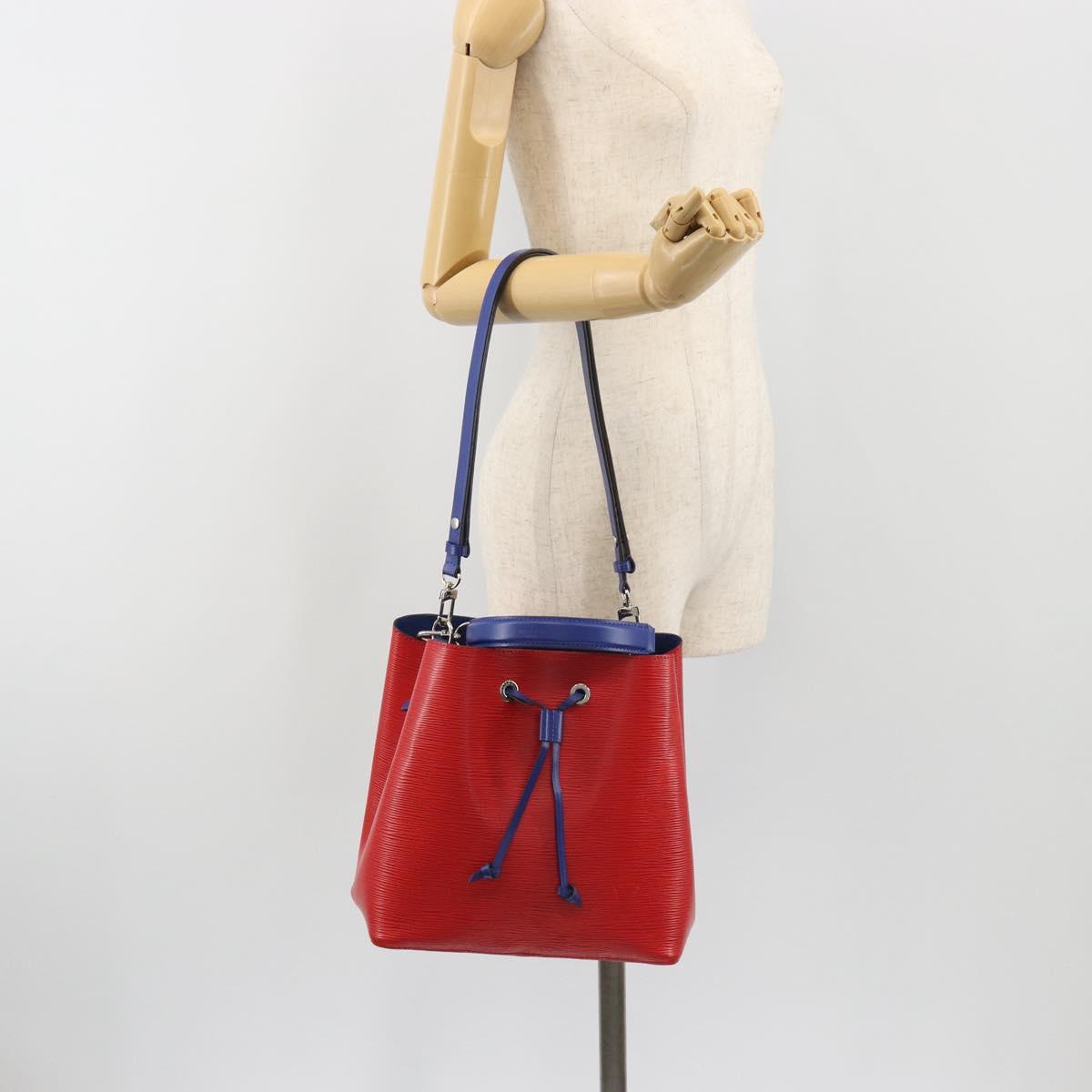 LOUIS VUITTON Epi Neonoe Shoulder Bag Red Coklico M54365 LV Auth 186641V