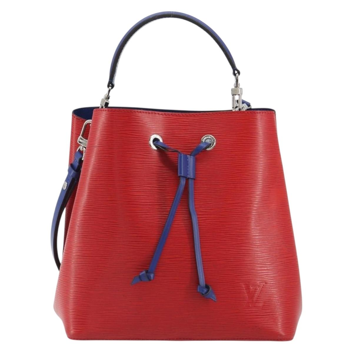 LOUIS VUITTON Epi Neonoe Shoulder Bag Red Coklico M54365 LV Auth 186641V