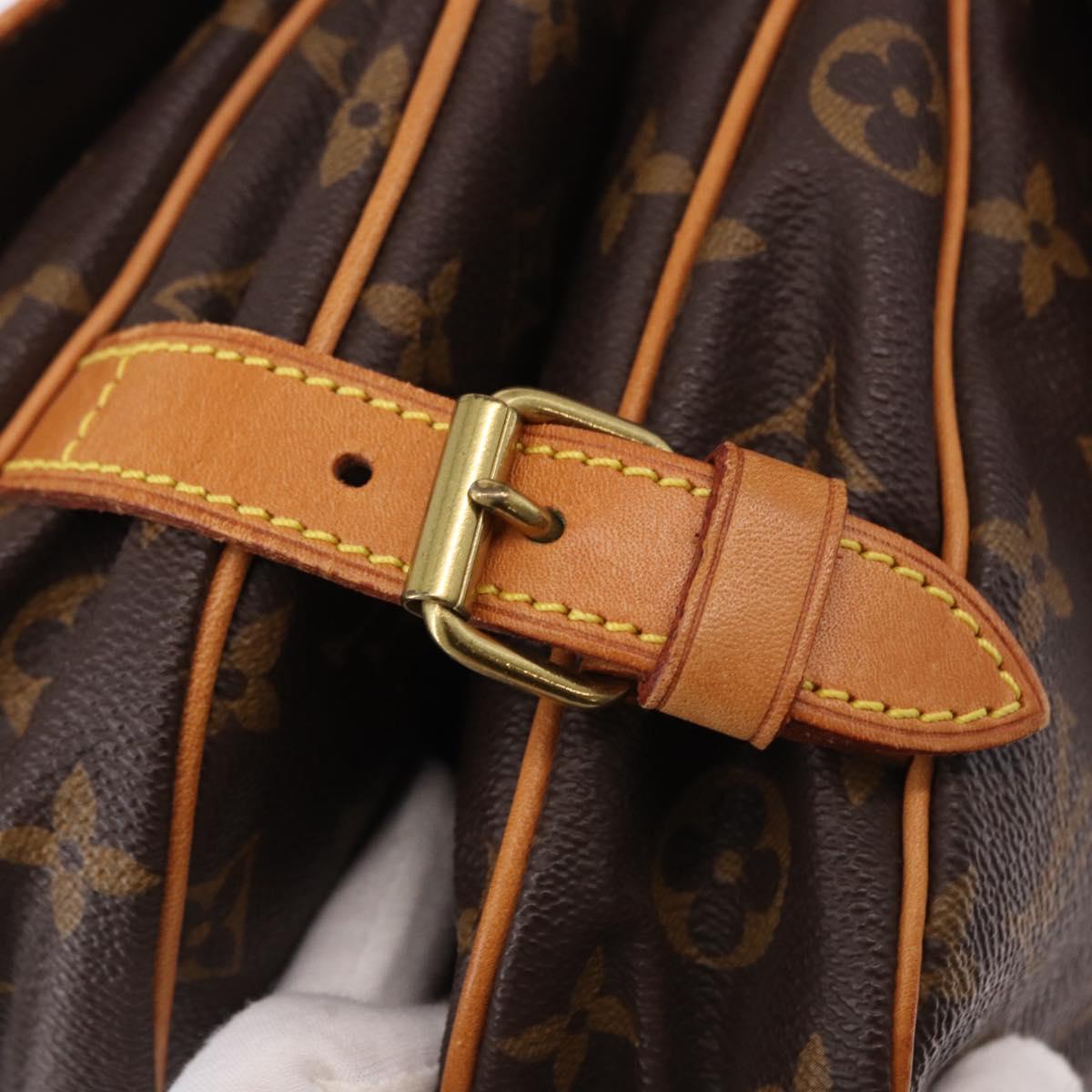 LOUIS VUITTON Monogram Saumur 30 Shoulder Bag M42256 LV Auth 186661A
