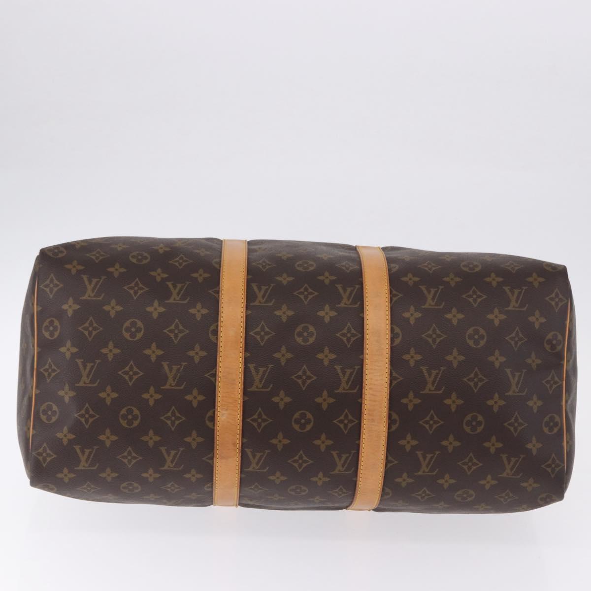 LOUIS VUITTON Monogram Keepall 50 Boston Bag M41426 LV Auth 186662A
