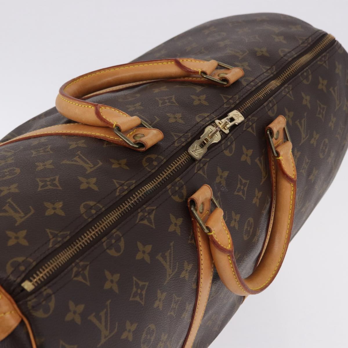 LOUIS VUITTON Monogram Keepall 50 Boston Bag M41426 LV Auth 186662A