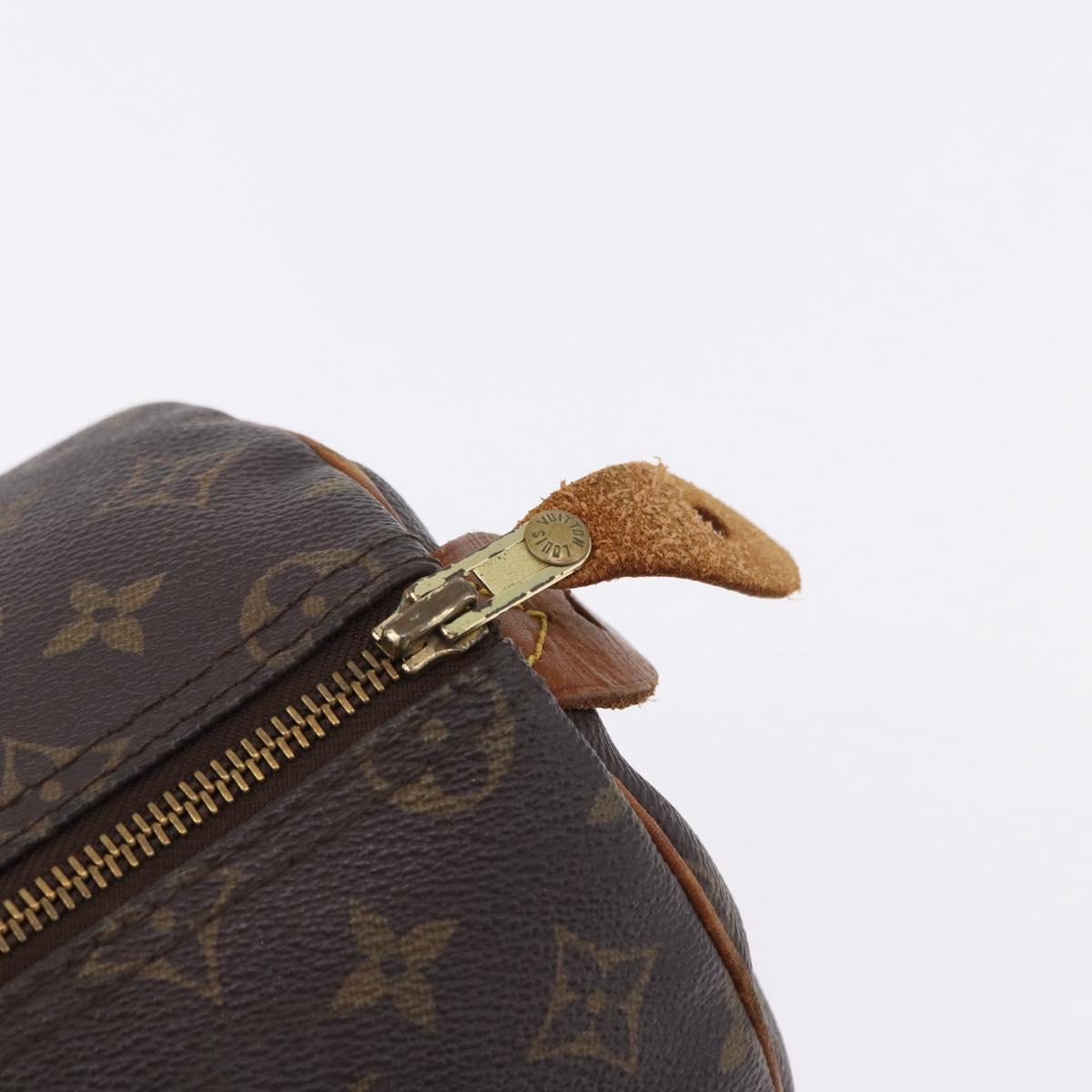 LOUIS VUITTON Monogram Speedy 35 Hand Bag M41524 LV Auth 186664