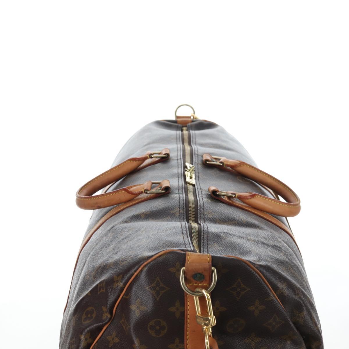 LOUIS VUITTON Monogram Keepall Bandouliere 60 Boston Bag M41412 LV Auth 186675