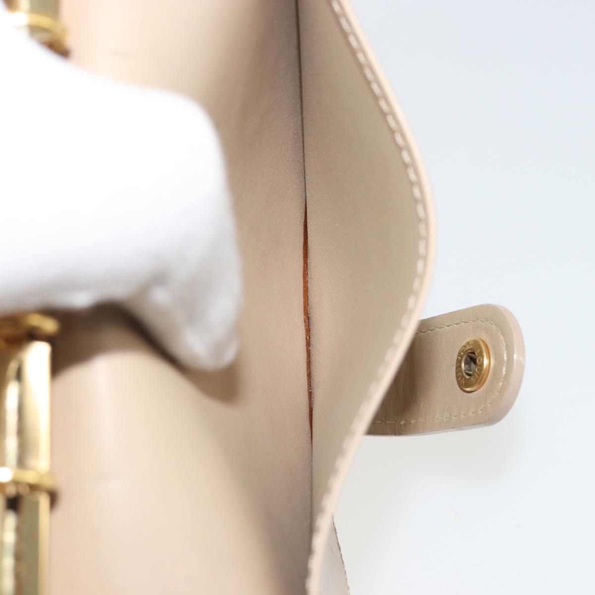 LOUIS VUITTON Monogram Vernis Agenda PM Cover Beige R21001 LV Auth 186685SM