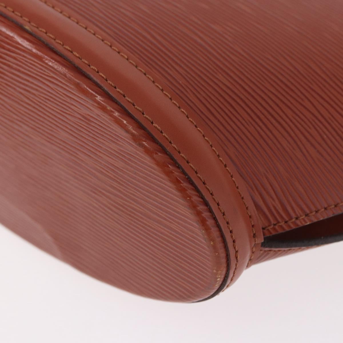 LOUIS VUITTON Epi Saint Jacques Shopping Bag Brown M52263 LV Auth 186689