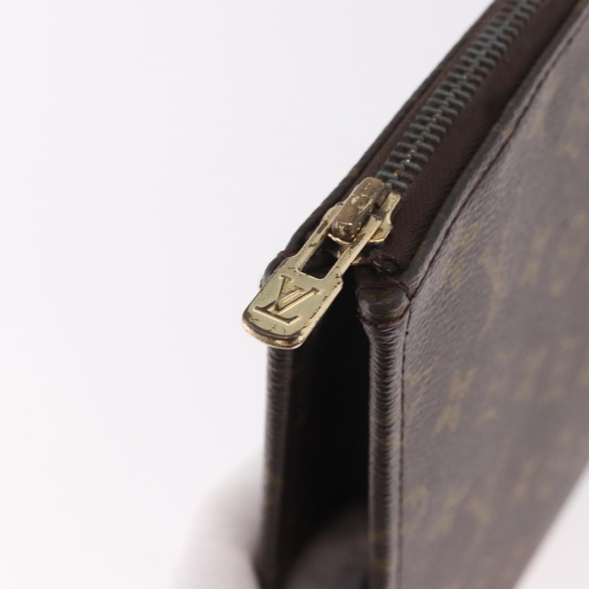 LOUIS VUITTON Monogram Posh Documents Briefcase M53457 LV Auth 186690