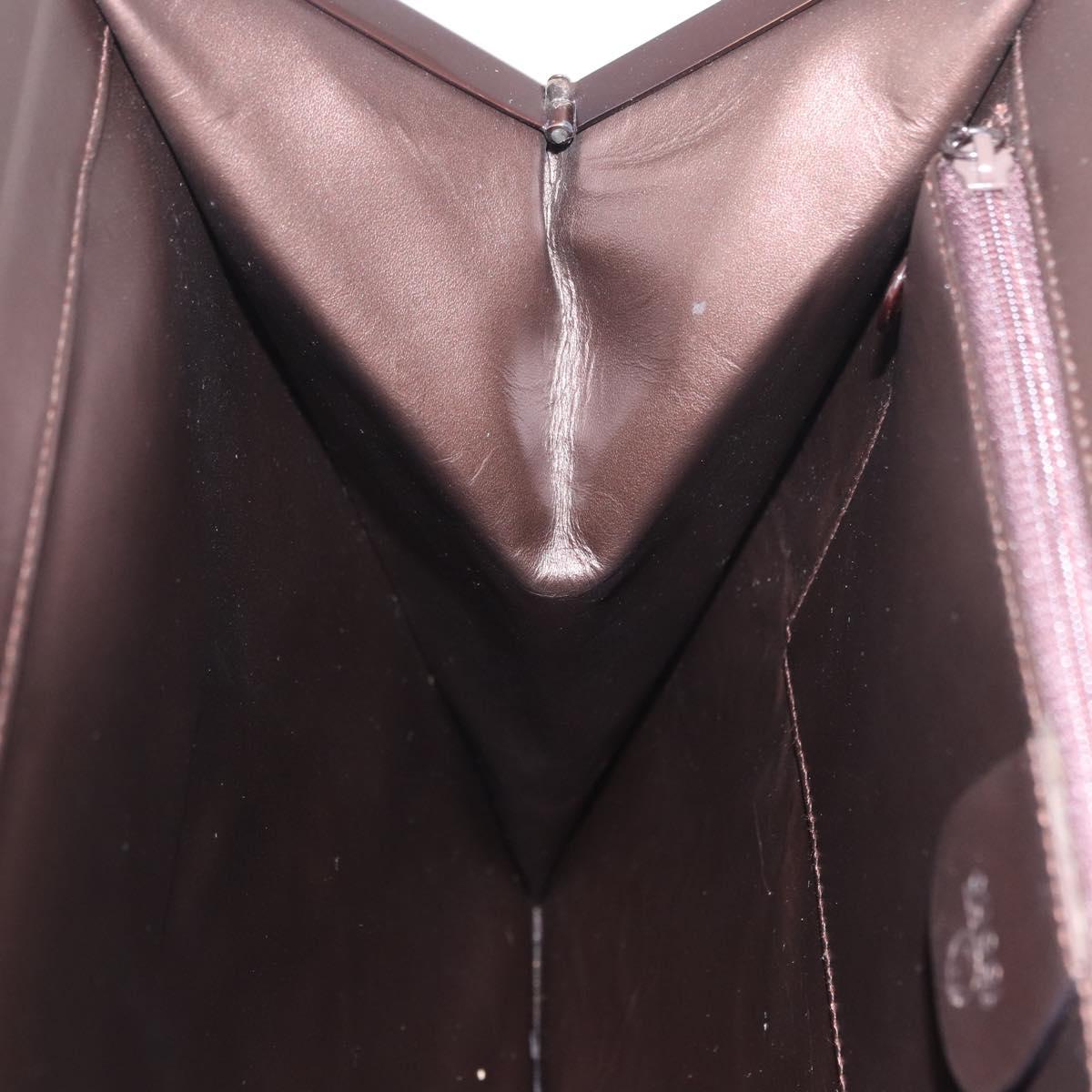 GUCCI Shoulder Bag Leather Brown 004 0406 0492 Auth 186696