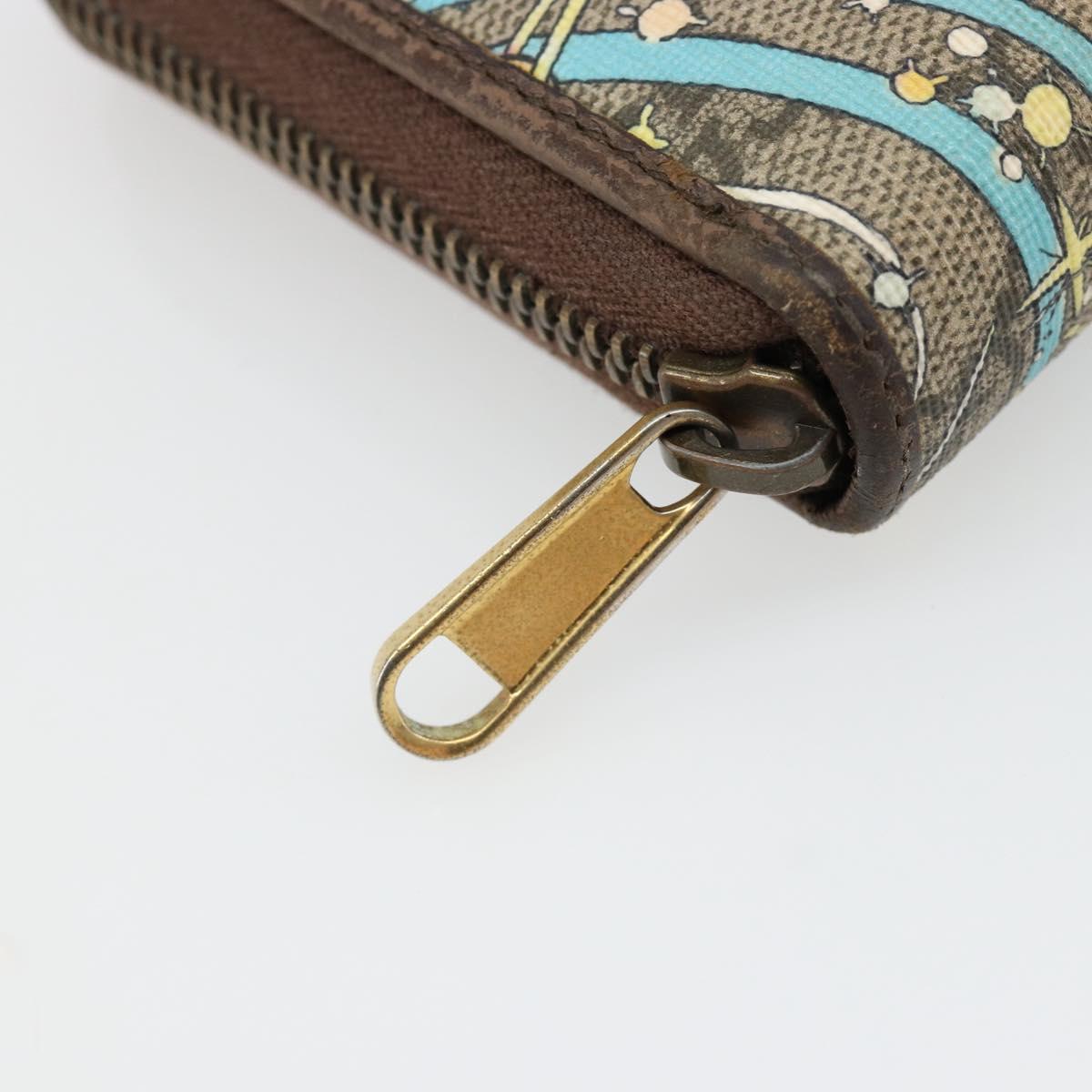 GUCCI GG Supreme Wallet PVC Beige 647940 Auth 186699A