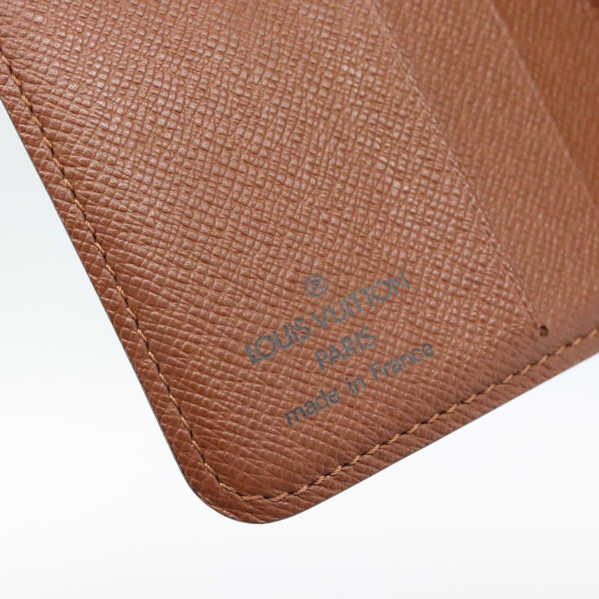 LOUIS VUITTON Monogram Compact Zip Wallet M61667 LV Auth 186702A
