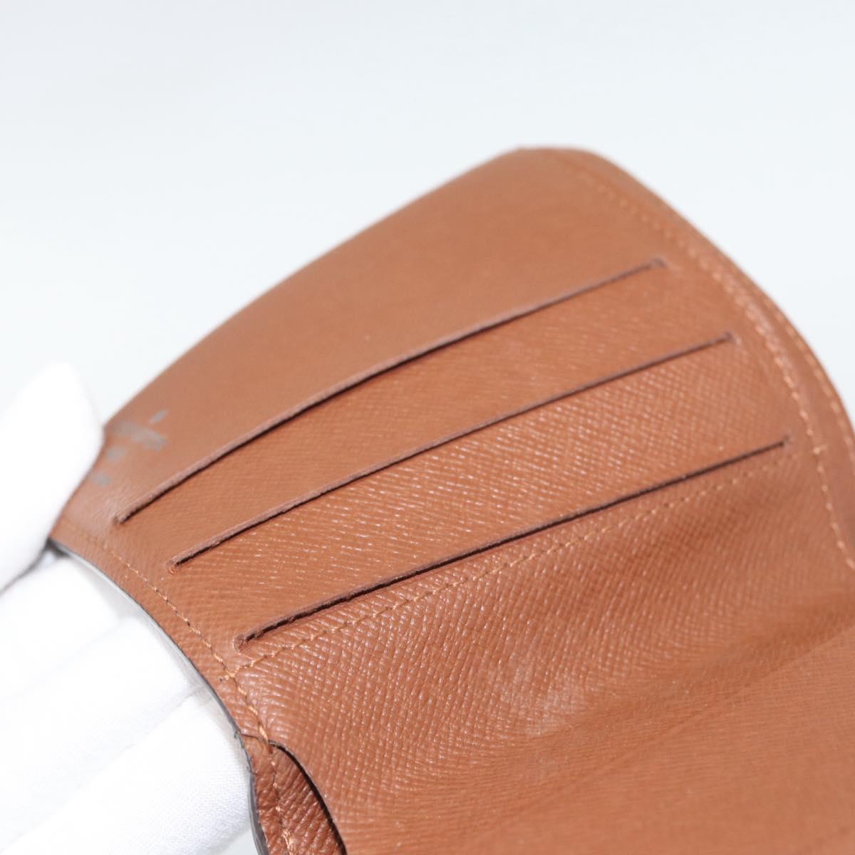 LOUIS VUITTON Monogram Compact Zip Wallet M61667 LV Auth 186702A