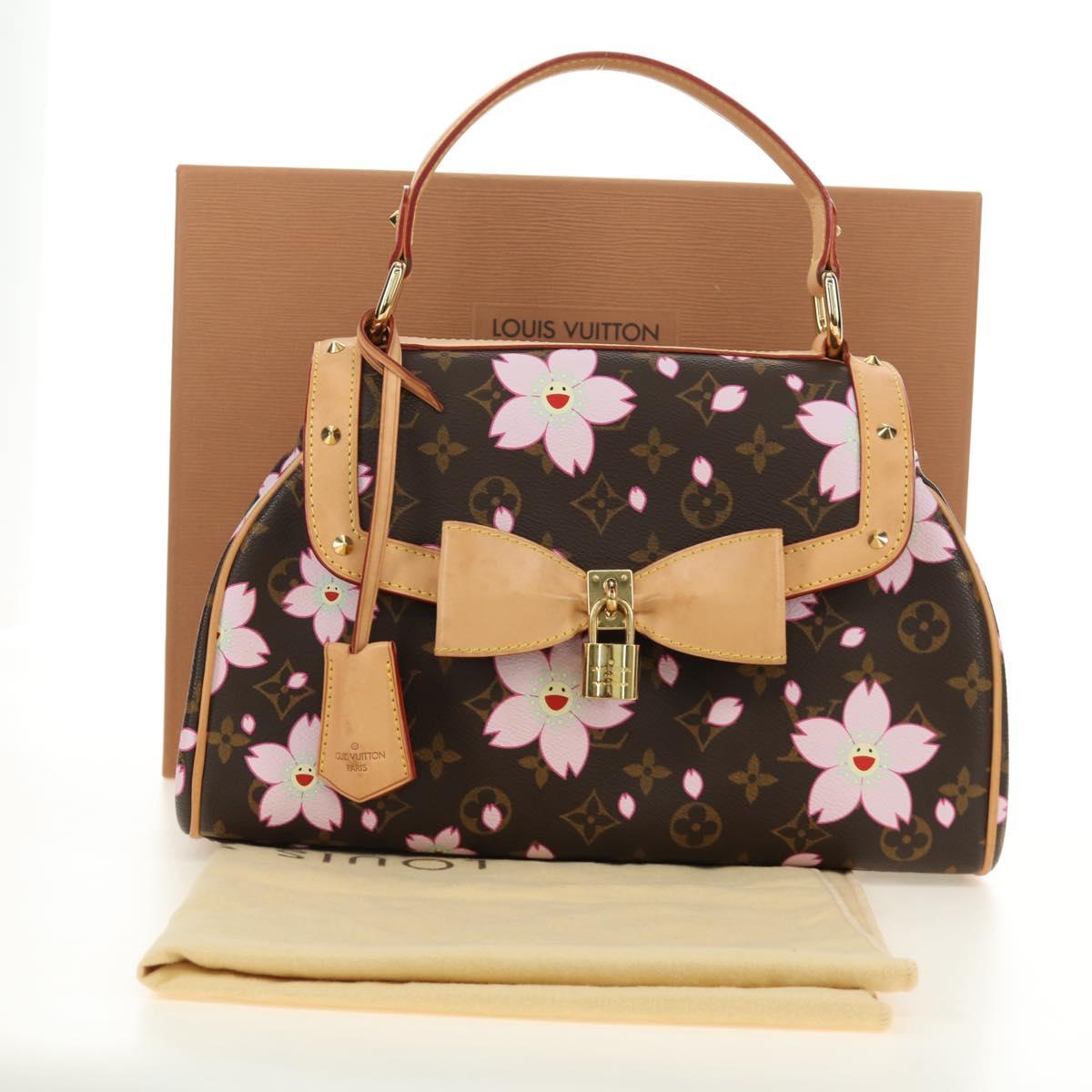 LOUIS VUITTON Monogram Cherry Blossom Sac Retro PM Bag M92012 LV Auth 186707SAM