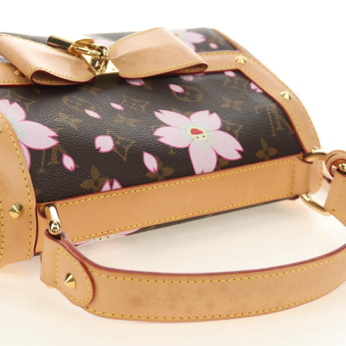 LOUIS VUITTON Monogram Cherry Blossom Sac Retro PM Bag M92012 LV Auth 186707SAM