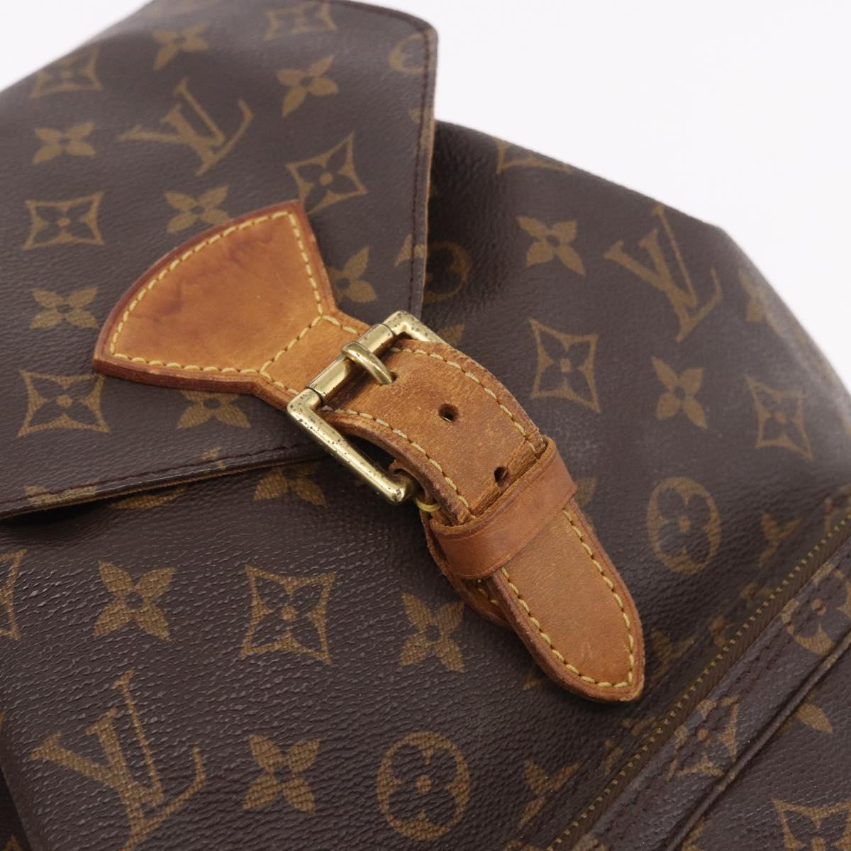 LOUIS VUITTON Monogram Montsouris MM Backpack M51136 LV Auth 186812