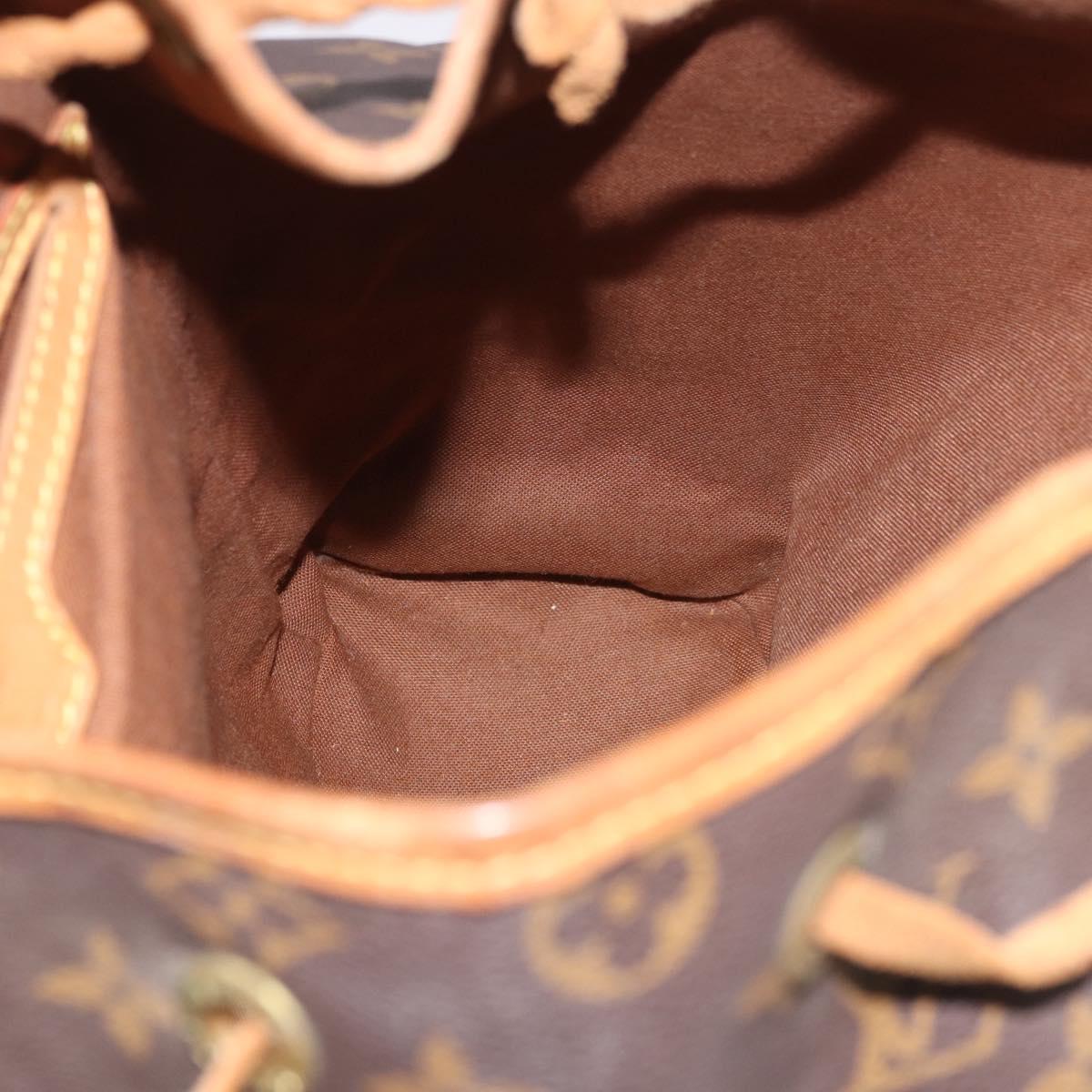 LOUIS VUITTON Monogram Montsouris MM Backpack M51136 LV Auth 186812