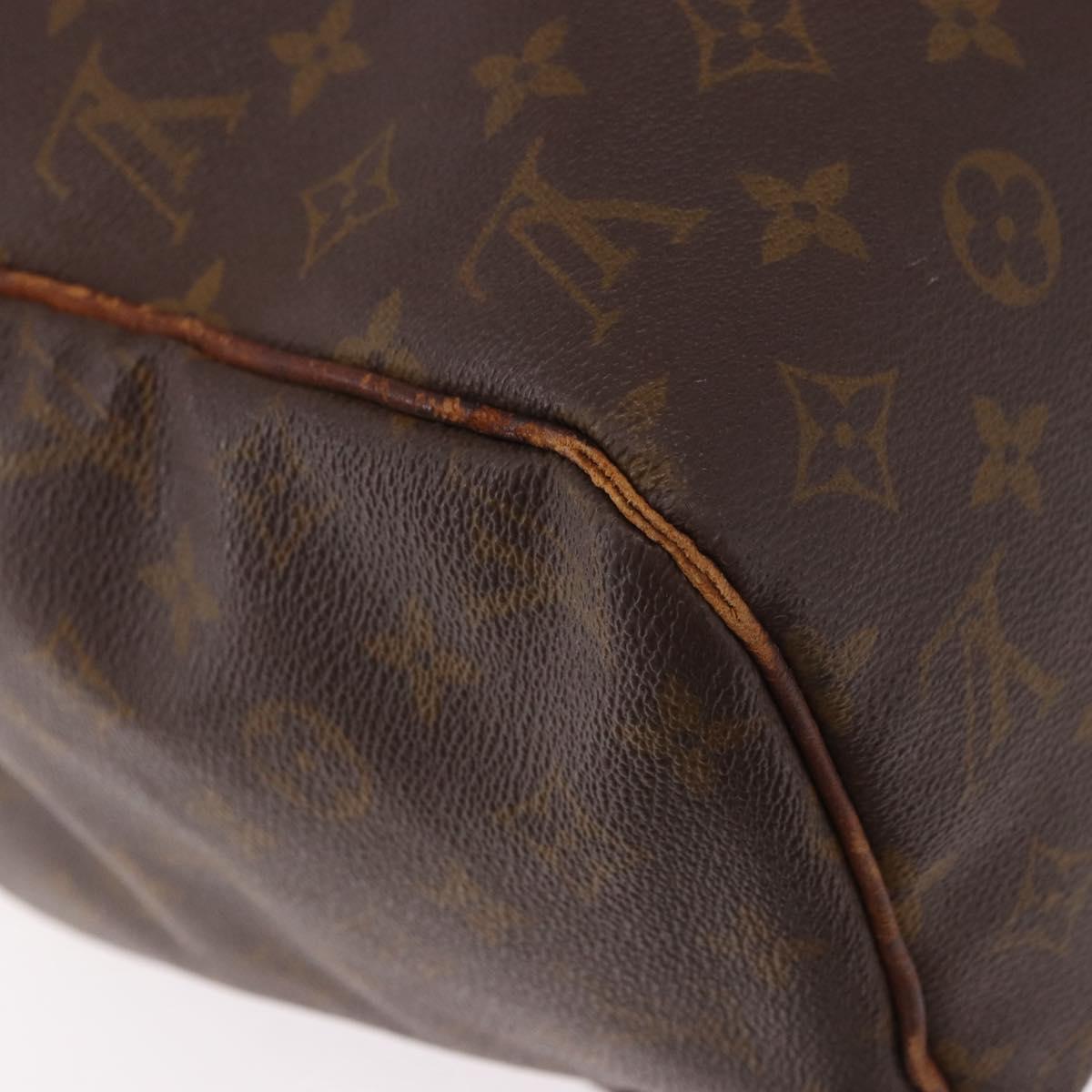 LOUIS VUITTON Monogram Sac Souple 35 Boston Bag M41626 LV Auth 186821