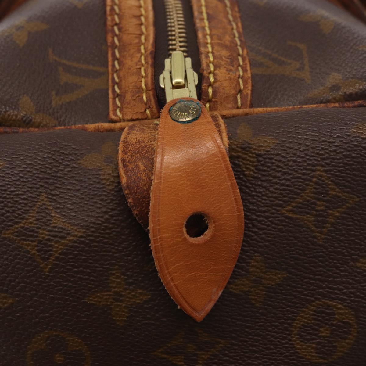 LOUIS VUITTON Monogram Sac Souple 35 Boston Bag M41626 LV Auth 186821