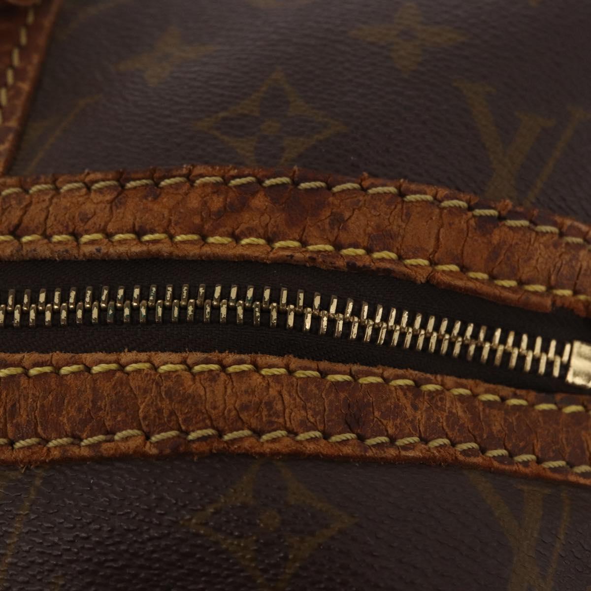 LOUIS VUITTON Monogram Sac Souple 35 Boston Bag M41626 LV Auth 186821