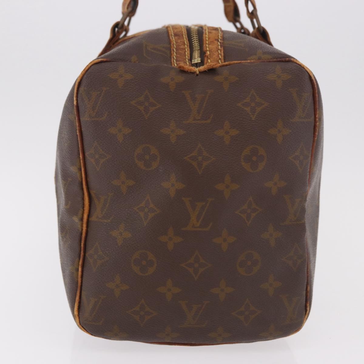 LOUIS VUITTON Monogram Sac Souple 35 Boston Bag M41626 LV Auth 186821