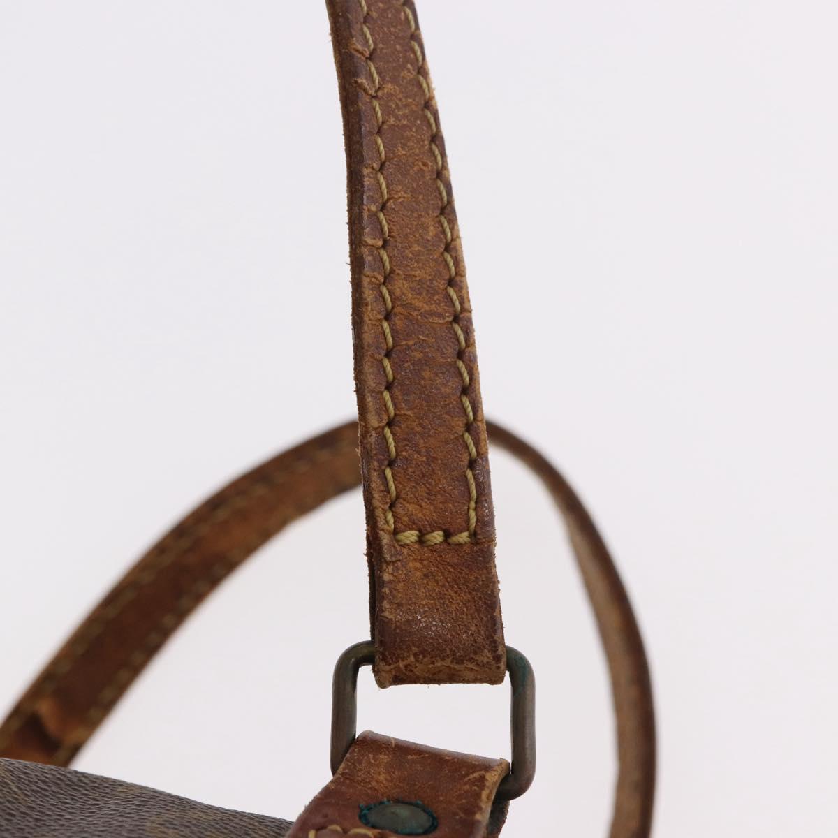 LOUIS VUITTON Monogram Sac Souple 35 Boston Bag M41626 LV Auth 186821