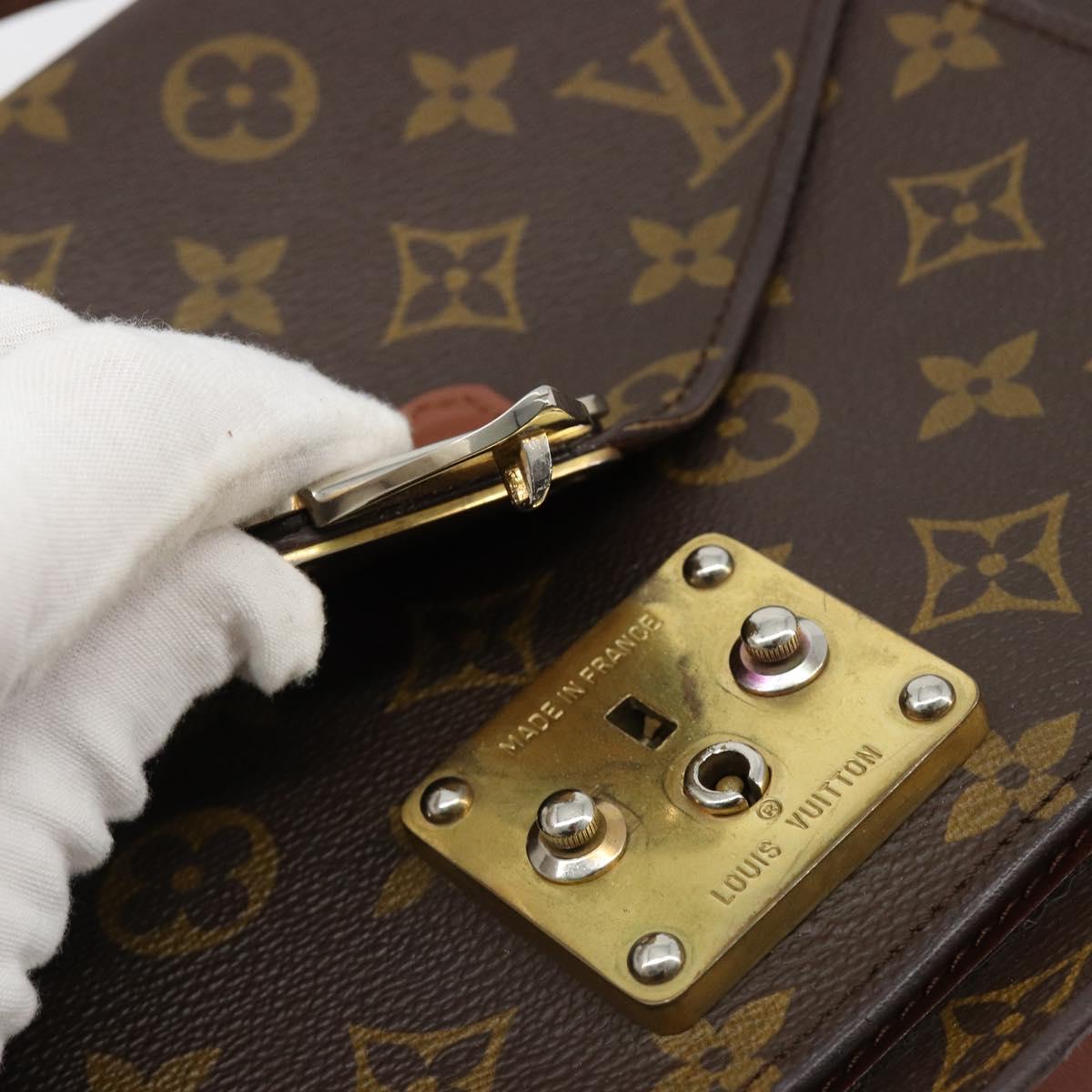 LOUIS VUITTON Monogram Monceau 26 Shoulder Bag M51187 LV Auth 186852
