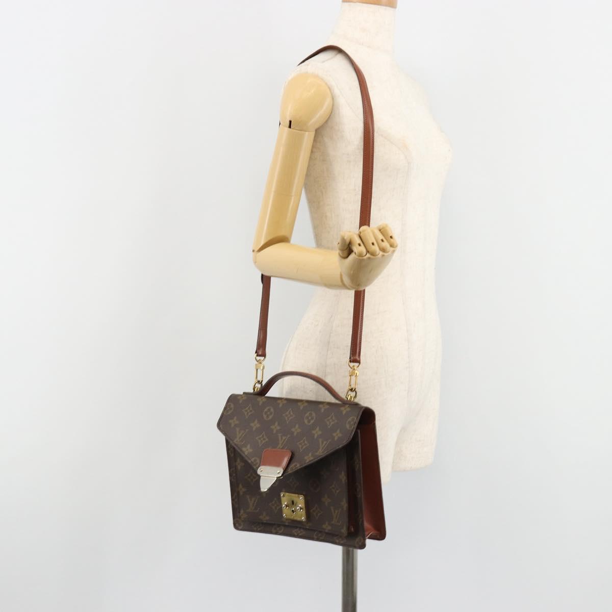 LOUIS VUITTON Monogram Monceau 26 Shoulder Bag M51187 LV Auth 186852