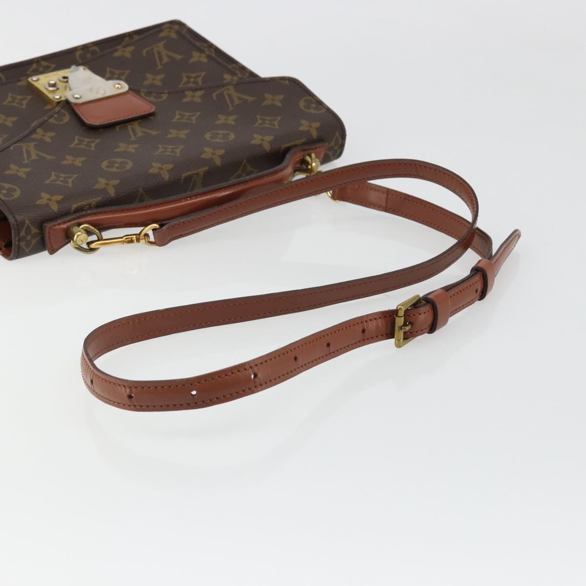 LOUIS VUITTON Monogram Monceau 26 Shoulder Bag M51187 LV Auth 186852
