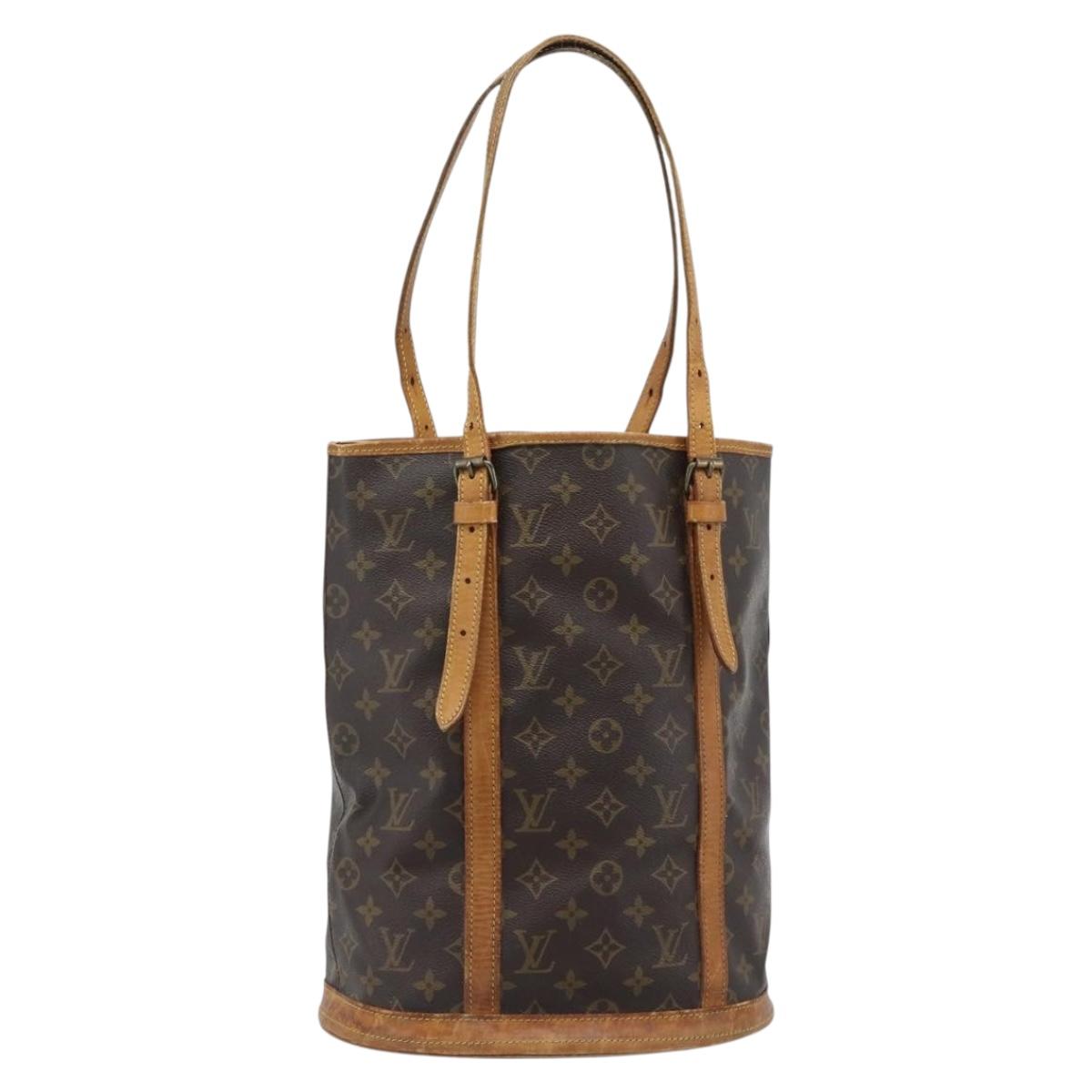 LOUIS VUITTON Monogram Bucket GM Shoulder Bag M42236 LV Auth 186861
