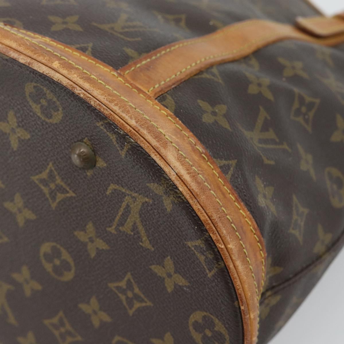 LOUIS VUITTON Monogram Bucket GM Shoulder Bag M42236 LV Auth 186861