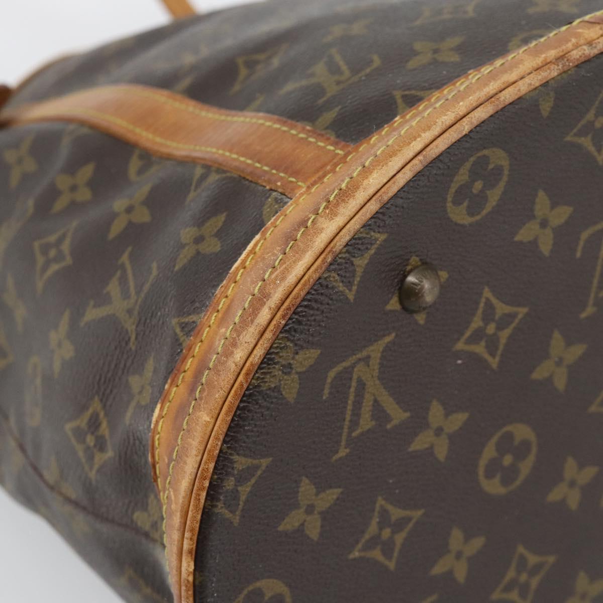 LOUIS VUITTON Monogram Bucket GM Shoulder Bag M42236 LV Auth 186861