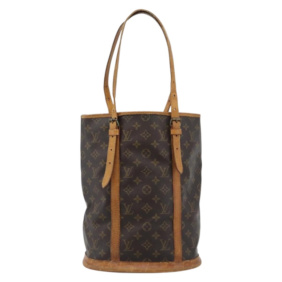 LOUIS VUITTON Monogram Bucket GM Shoulder Bag M42236 LV Auth 186861