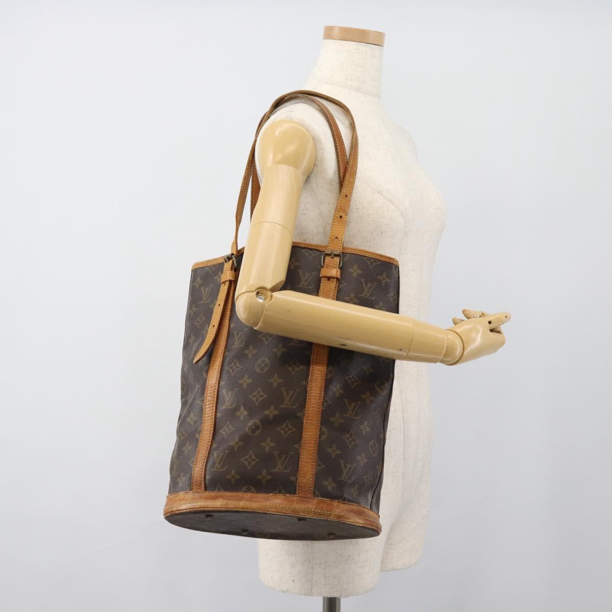 LOUIS VUITTON Monogram Bucket GM Shoulder Bag M42236 LV Auth 186861