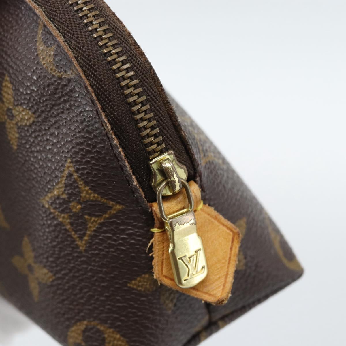 LOUIS VUITTON Monogram Pochette Cosmetic PM Pouch M43998 LV Auth 186863