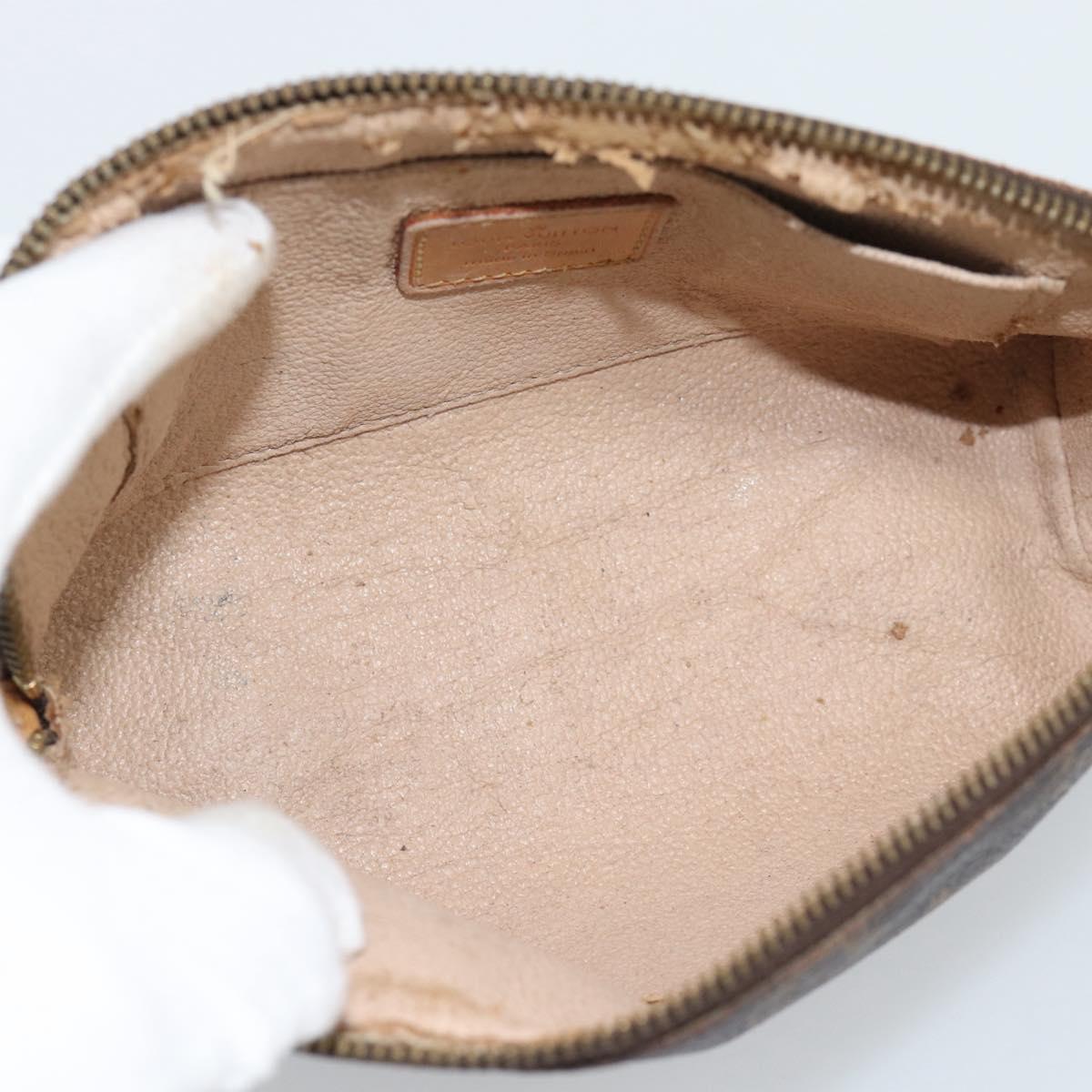 LOUIS VUITTON Monogram Pochette Cosmetic PM Pouch M43998 LV Auth 186863