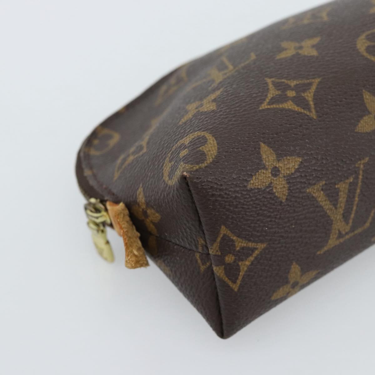LOUIS VUITTON Monogram Pochette Cosmetic PM Pouch M43998 LV Auth 186863
