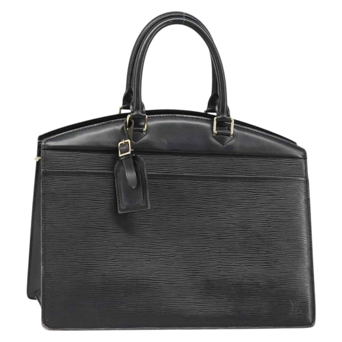 LOUIS VUITTON Epi Riviera Hand Bag Black M48182 LV Auth 186869