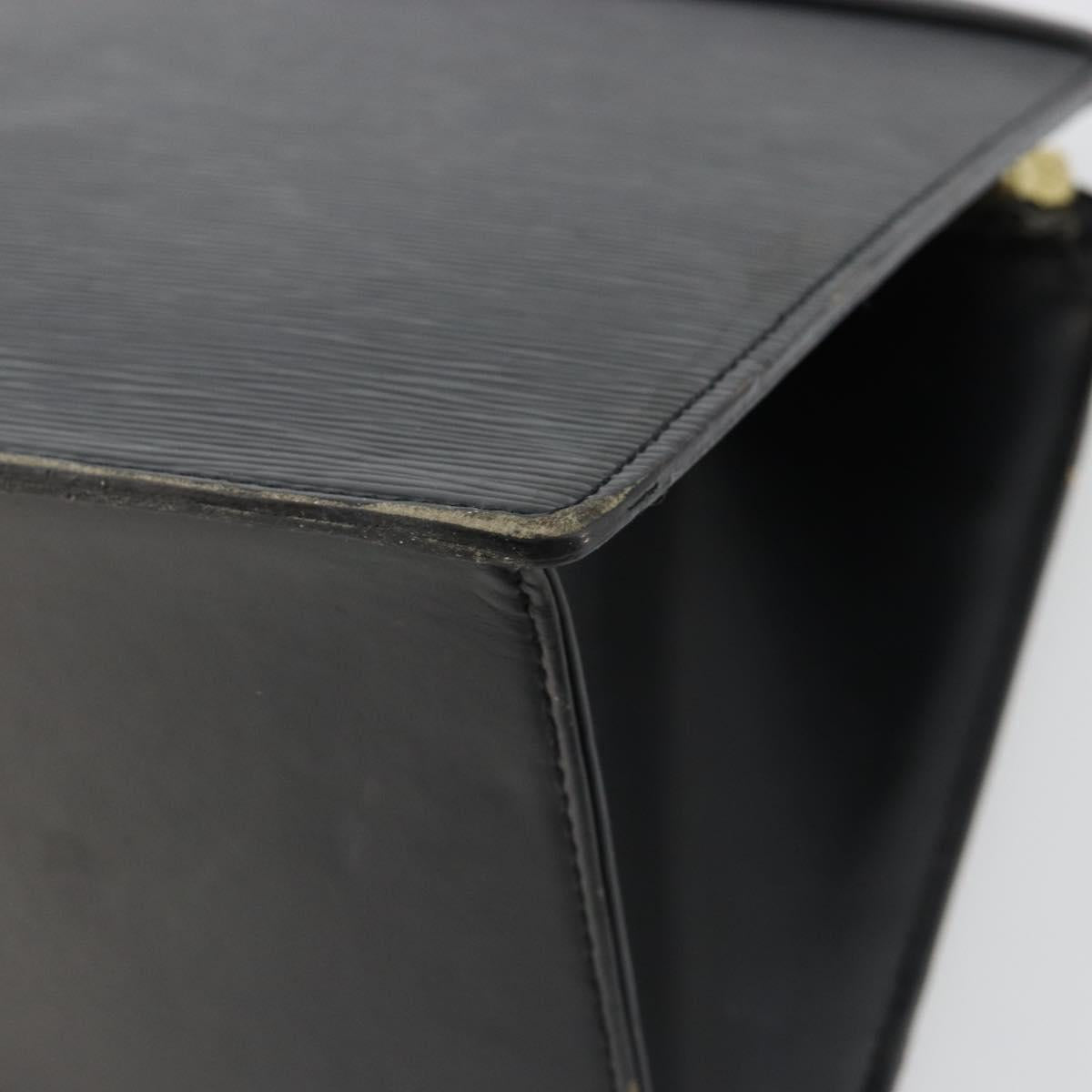 LOUIS VUITTON Epi Riviera Hand Bag Black M48182 LV Auth 186869