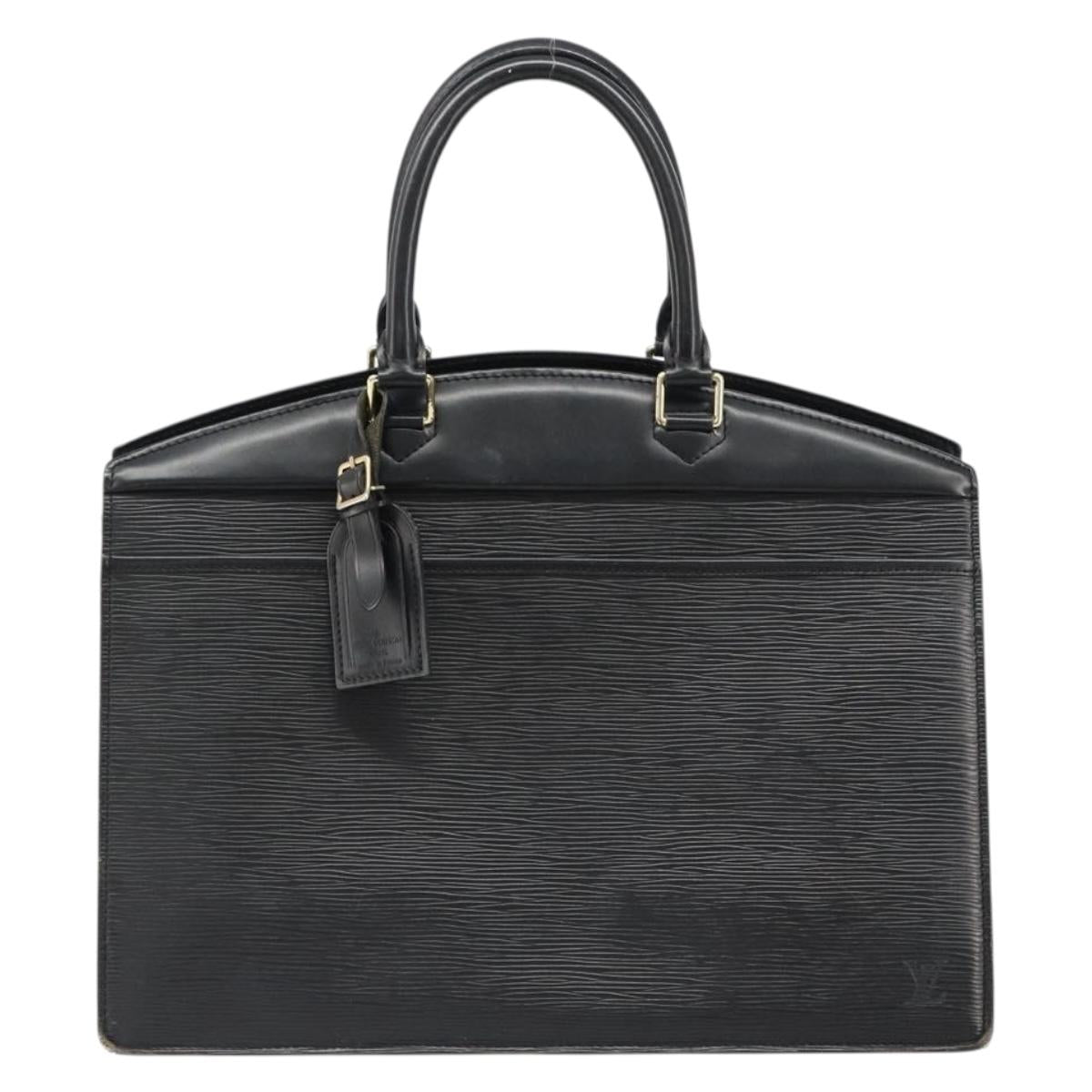 LOUIS VUITTON Epi Riviera Hand Bag Black M48182 LV Auth 186869