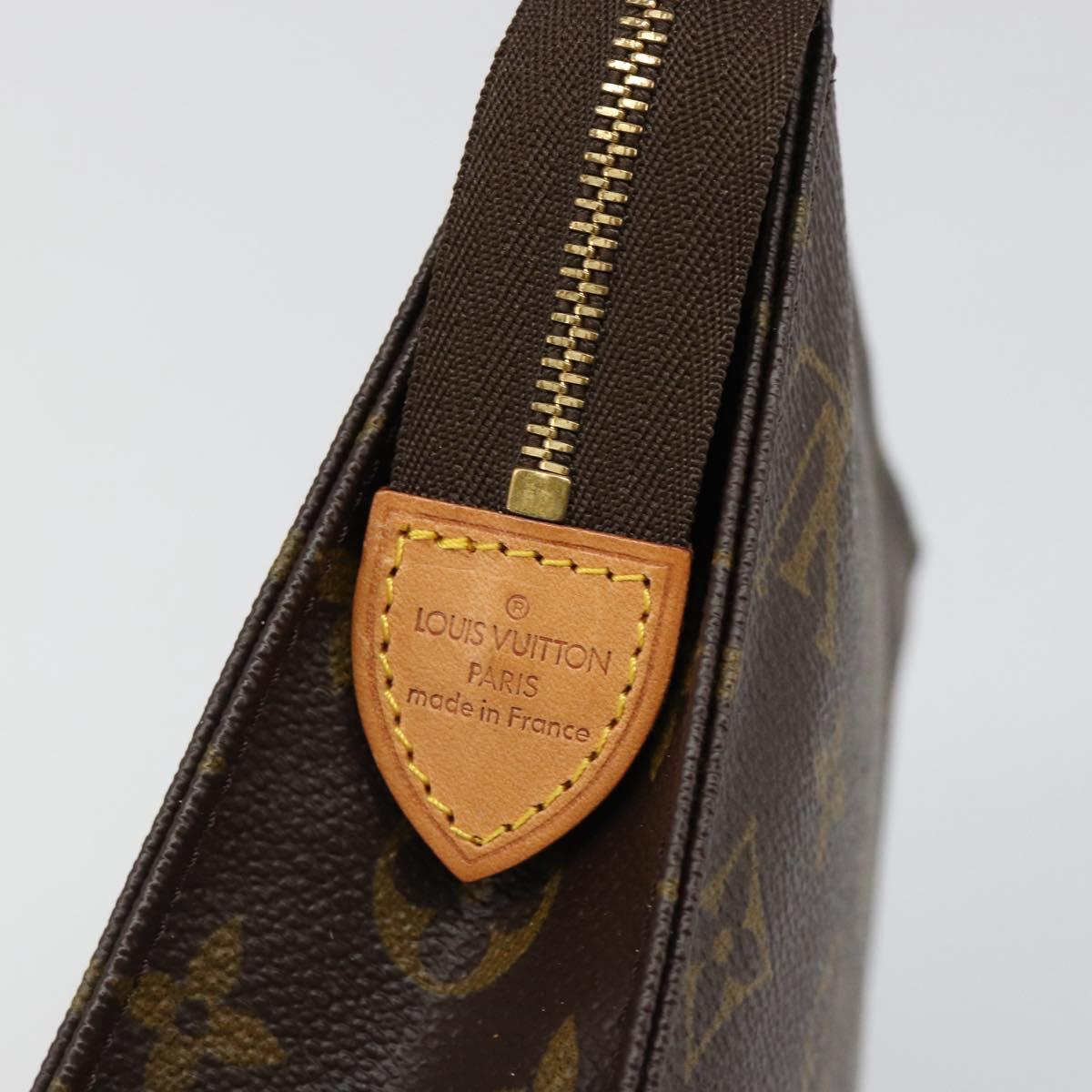 LOUIS VUITTON Monogram Poche Toilette 19 Pouch M47544 LV Auth 186870