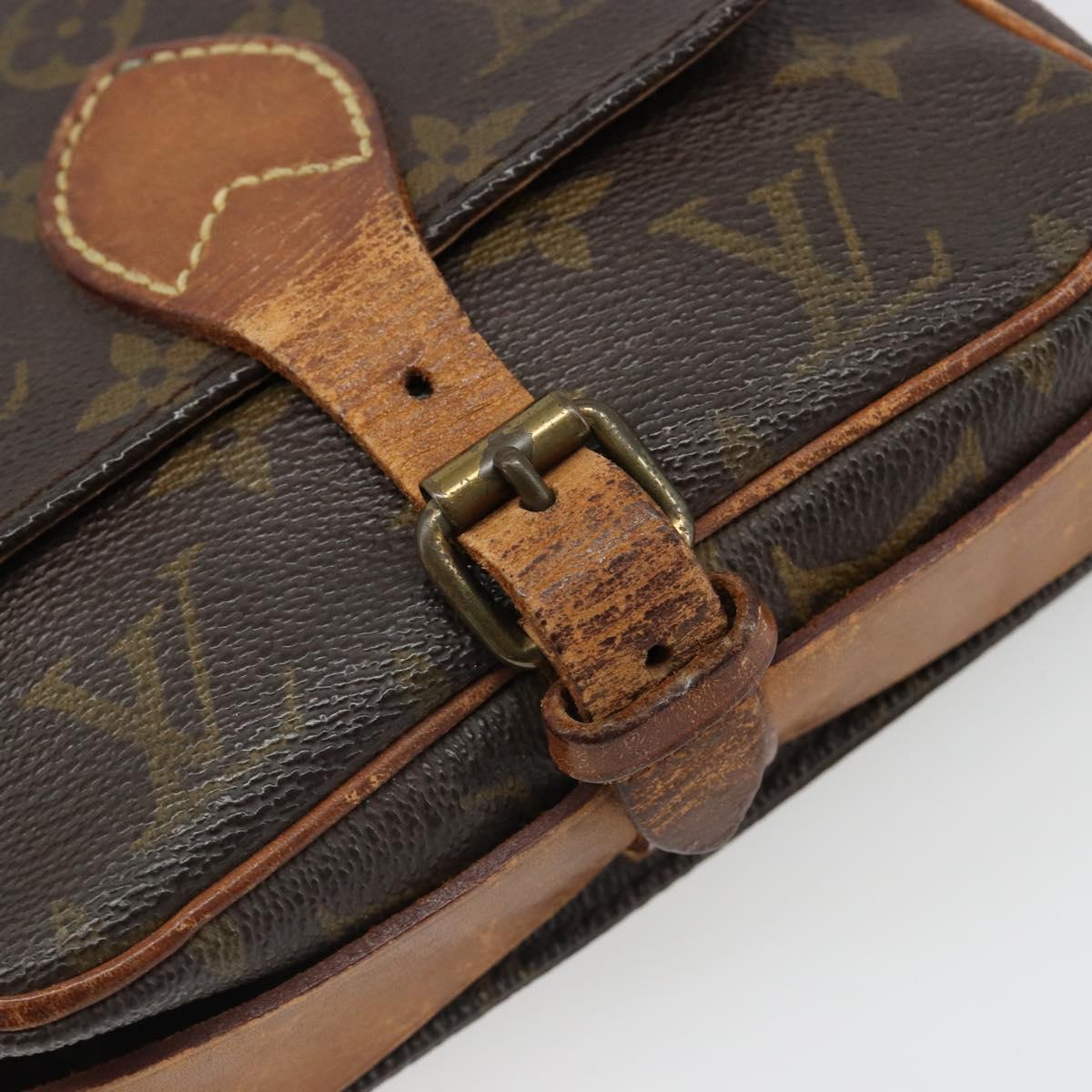 LOUIS VUITTON Monogram Cartouchiere PM Shoulder Bag M51254 LV Auth 186874