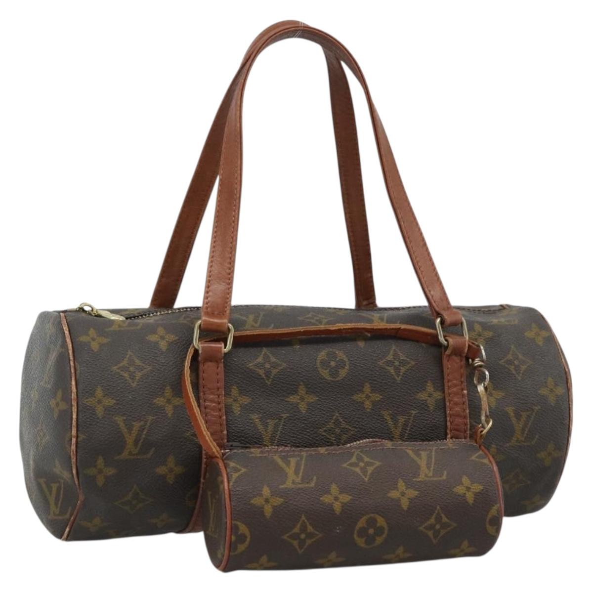 LOUIS VUITTON Monogram Papillon 30 Hand Bag M51385 LV Auth 186887