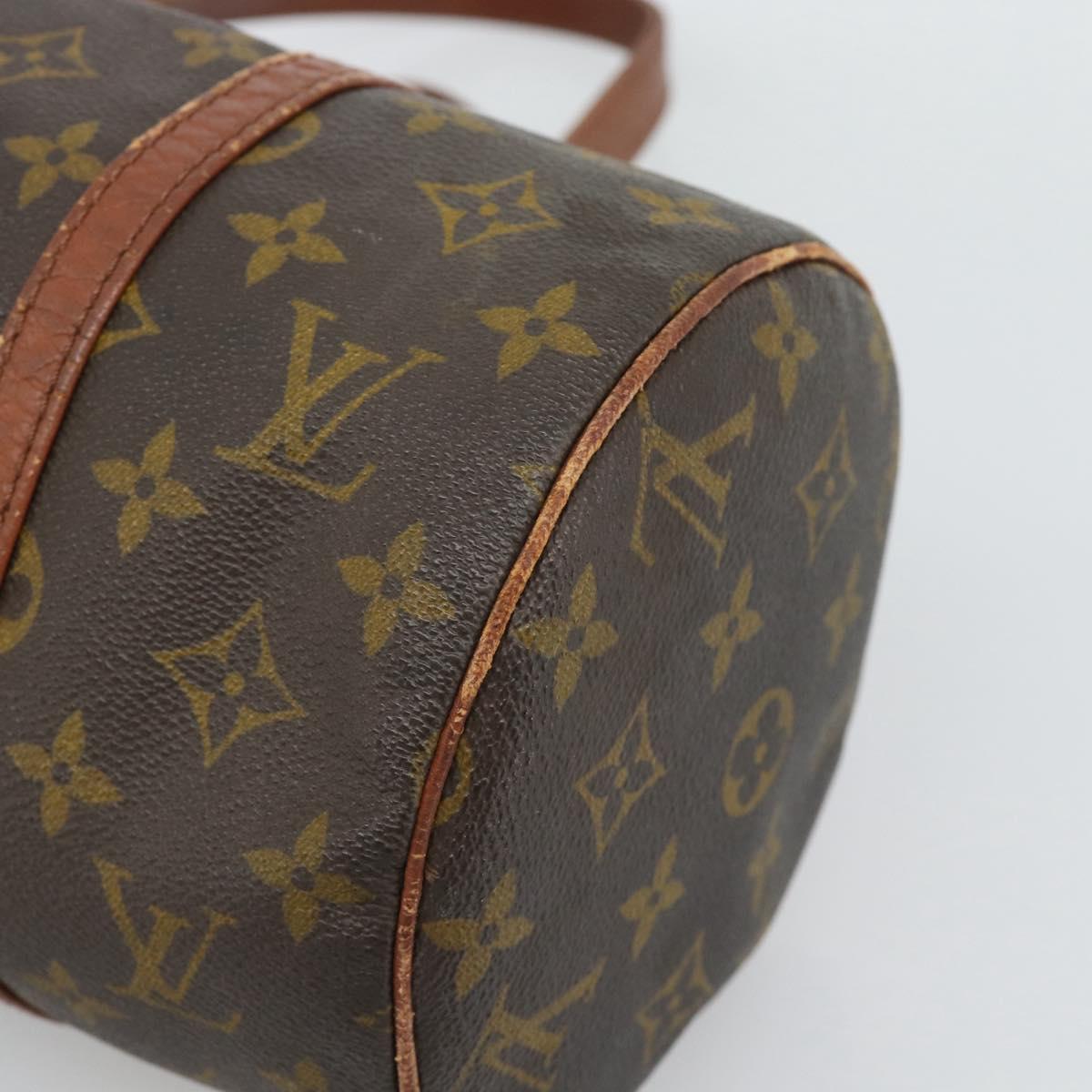 LOUIS VUITTON Monogram Papillon 30 Hand Bag M51385 LV Auth 186887