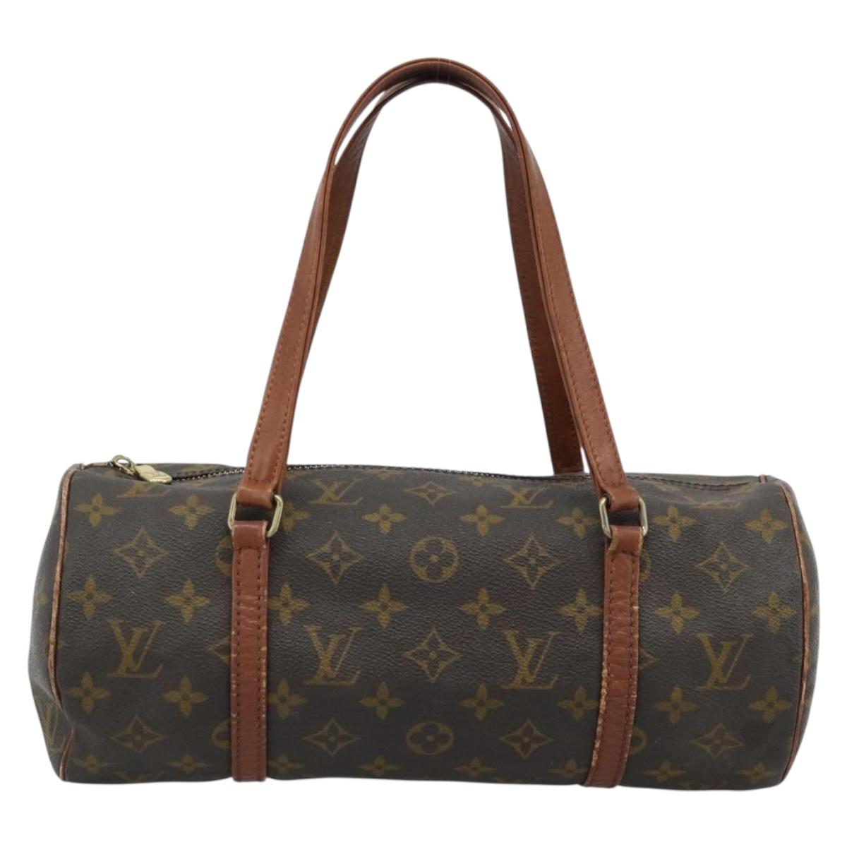 LOUIS VUITTON Monogram Papillon 30 Hand Bag M51385 LV Auth 186887