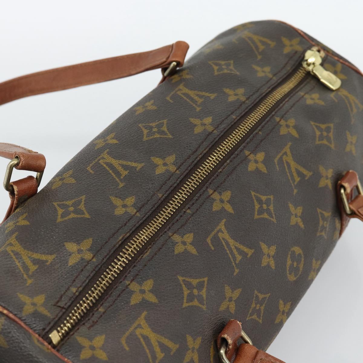 LOUIS VUITTON Monogram Papillon 30 Hand Bag M51385 LV Auth 186887