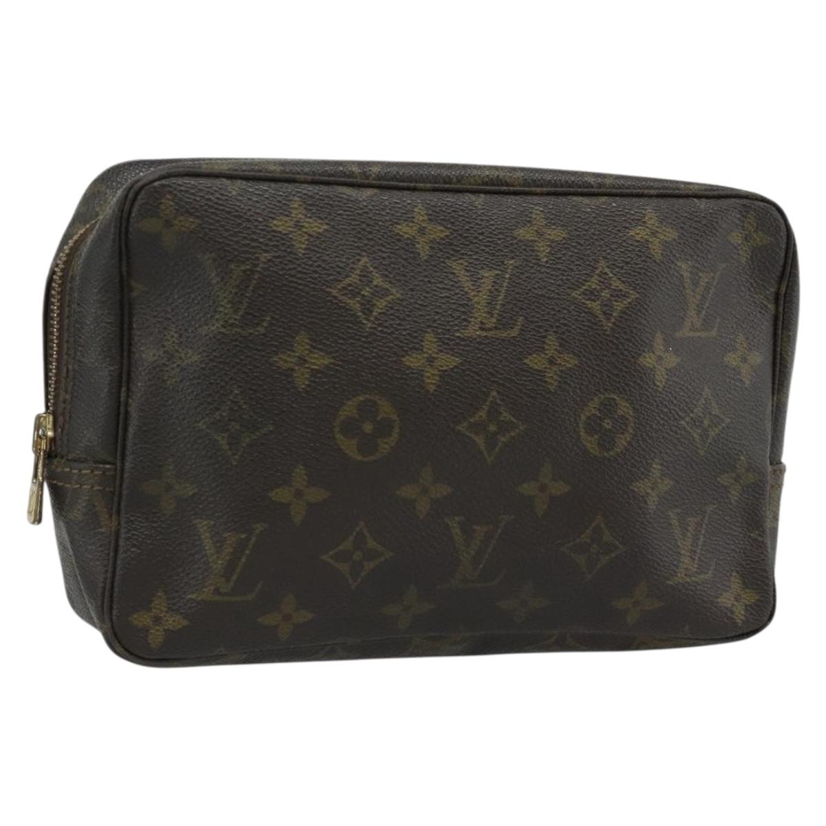 LOUIS VUITTON Monogram Trousse Toilette 23 Clutch Bag M47524 LV Auth 186888