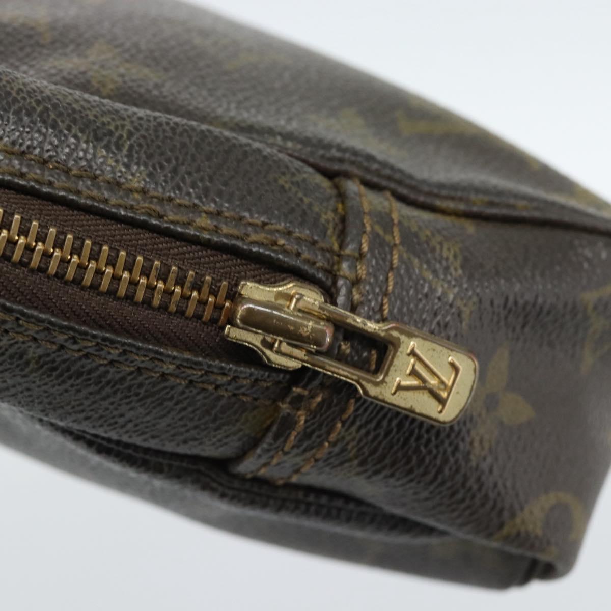 LOUIS VUITTON Monogram Trousse Toilette 23 Clutch Bag M47524 LV Auth 186888