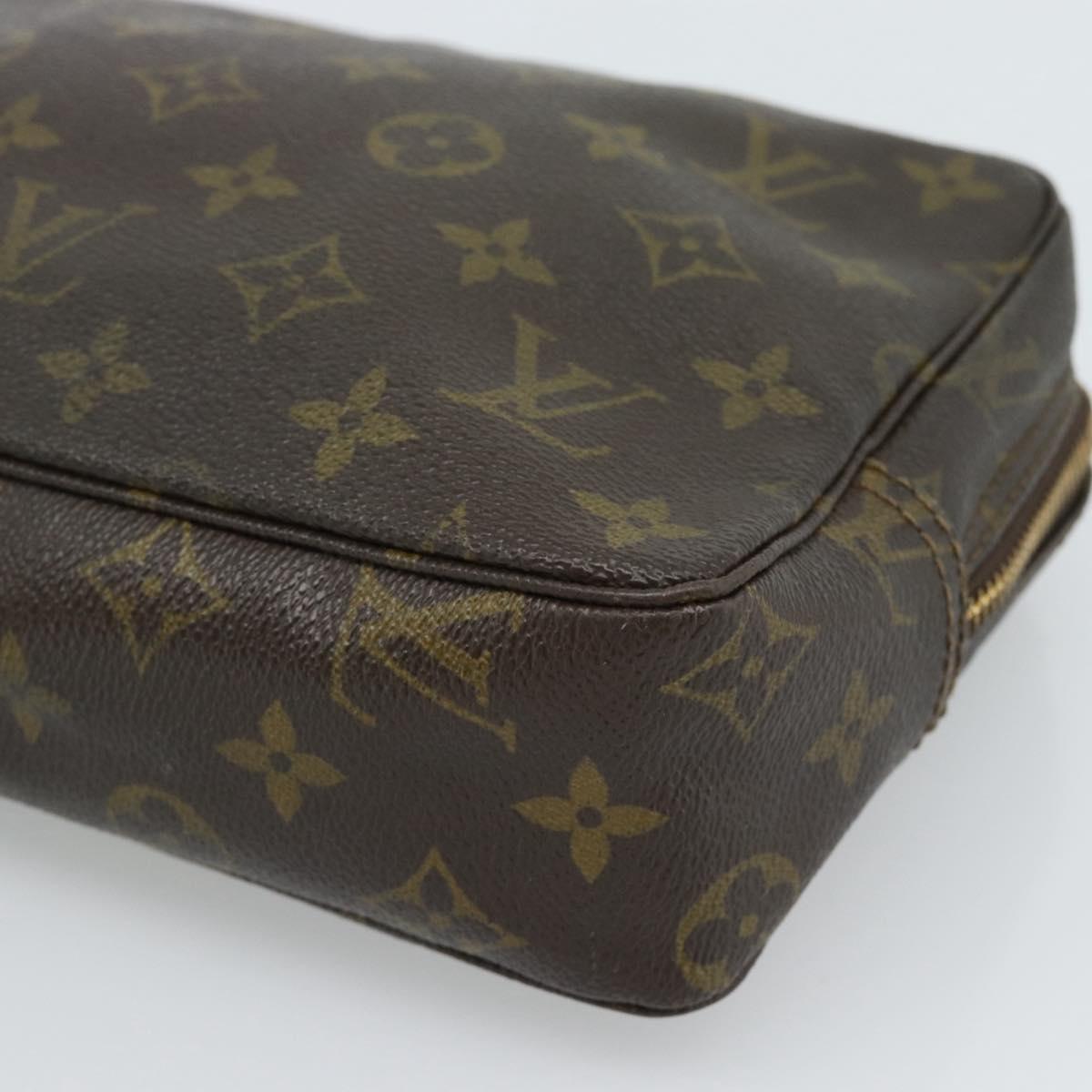 LOUIS VUITTON Monogram Trousse Toilette 23 Clutch Bag M47524 LV Auth 186888