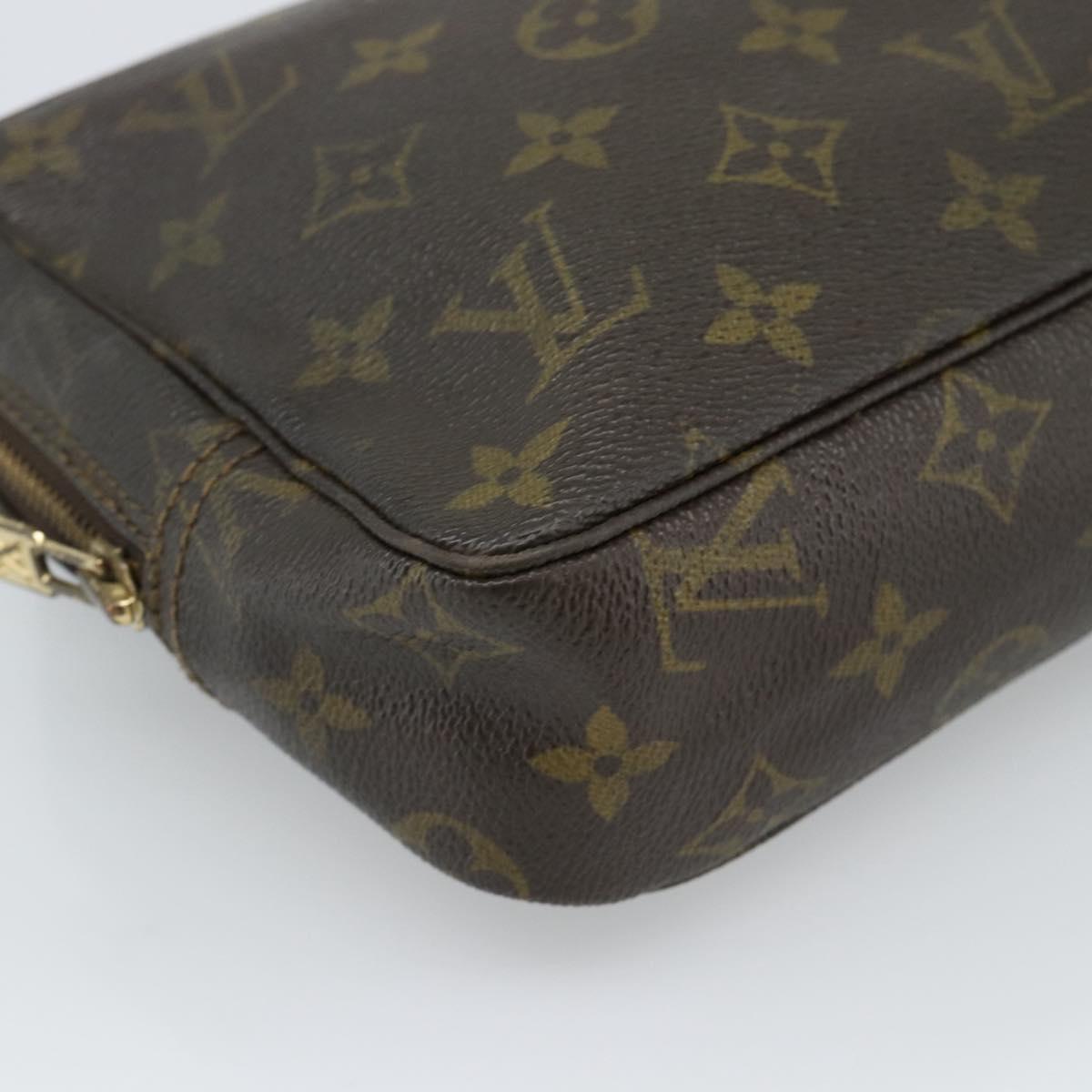 LOUIS VUITTON Monogram Trousse Toilette 23 Clutch Bag M47524 LV Auth 186888