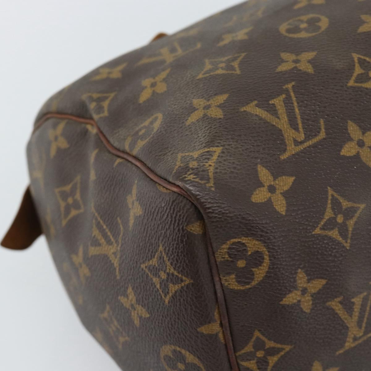 LOUIS VUITTON Monogram Speedy 25 Hand Bag M41528 LV Auth 186893