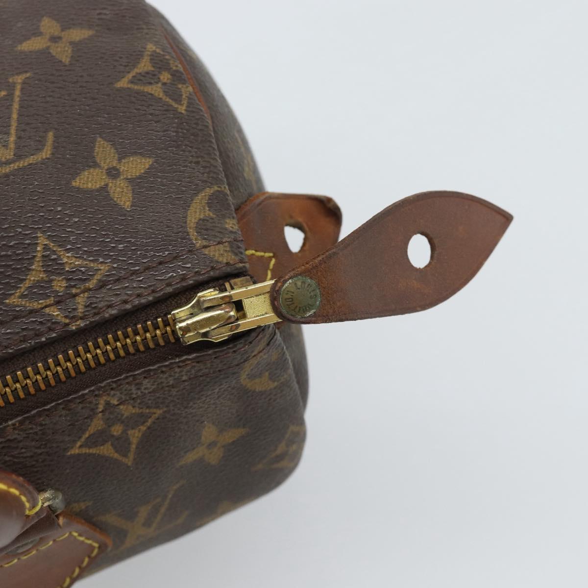 LOUIS VUITTON Monogram Speedy 25 Hand Bag M41528 LV Auth 186893