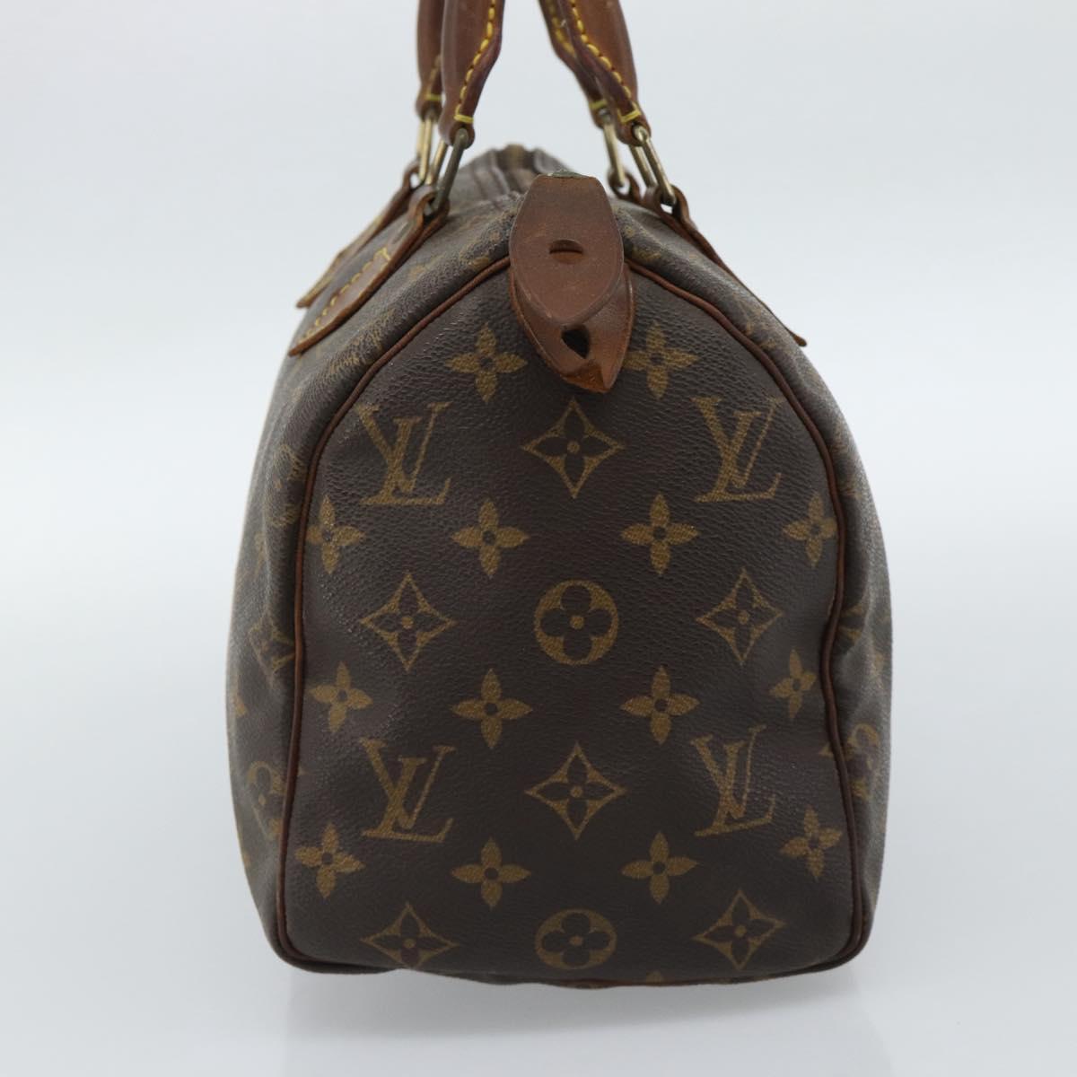 LOUIS VUITTON Monogram Speedy 25 Hand Bag M41528 LV Auth 186893